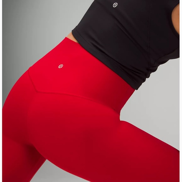 lululemon athletica Pants - Lululemon red align leggings